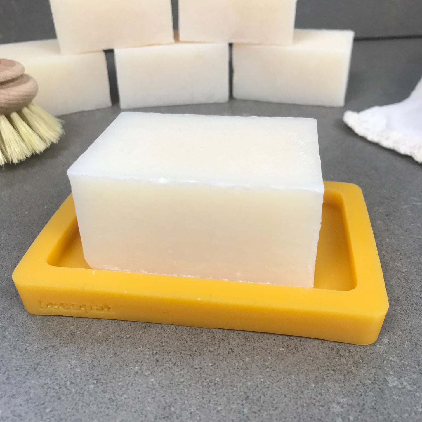 Sapone di Marsiglia con portasapone